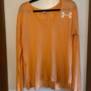 Under Armour Women's Orange Long Sleeve Top